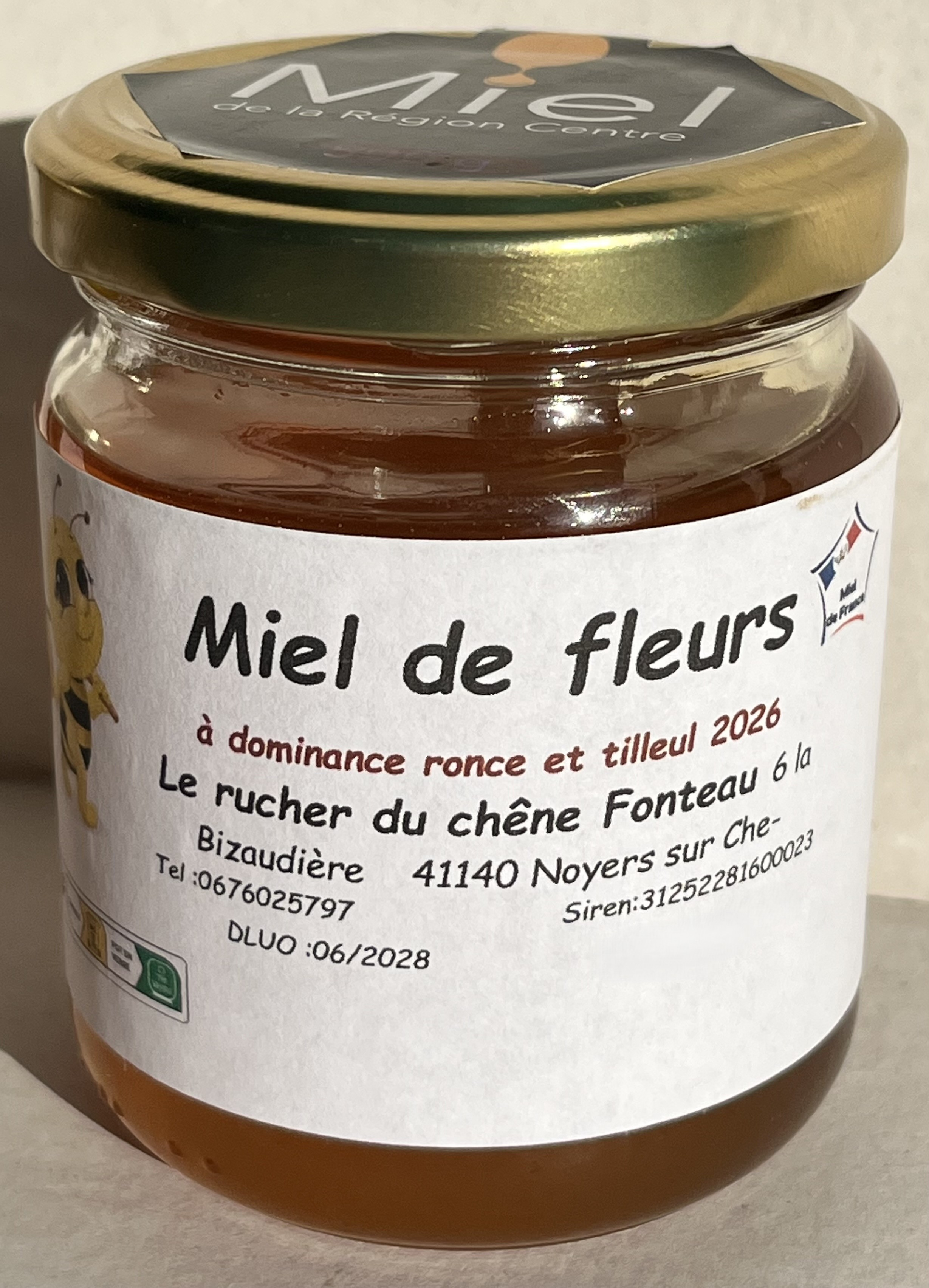 Miel de Ronce et Tilleul (250g)